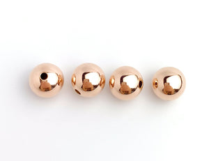 14k Rose Gold Filled 10mm Bead