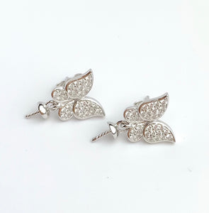 Sterling Silver Butterfly Settings