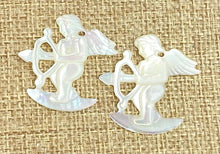 Mother of Pearl Cupid Charm