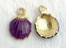 Gold Plated Shell Charm