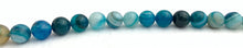 Blue Agate Dyed Bead Strand Sku#M2708