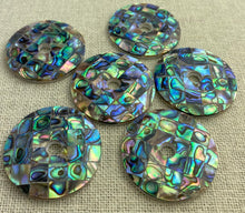 Abalone Circle Charm