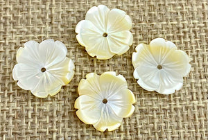 Mother of Pearl Flower Charm Sku#M80