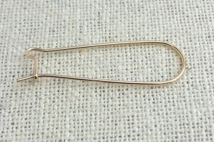 14k GF 35.0mm Kidney Ear Wire (0.76mm)