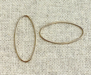 14k Gold Filled Oval Jump Ring 19ga 0.89x30x15mm CL