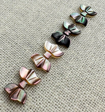 Mother of Pearl Bow Tie Charm Sku#M134