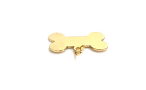 14KGF Dog Bone Charm 2515-C