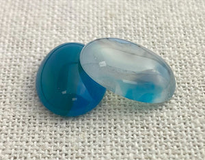 Blue Lace Agate Oval Cabochon