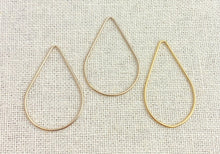 14k Gold Filled Teardrop Jump Ring CL 1.02x37.5x25mm