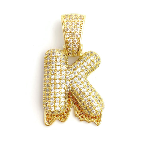 Gold Plated “K” Initial Pendant