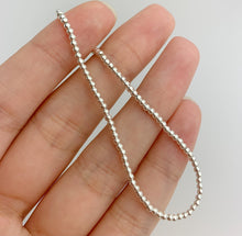 Sterling Silver Beaded Stretchy Bracelet