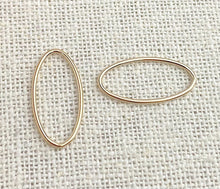 14k Gold Filled Oval Jump Ring CL 19ga