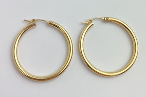 14k Gold Filled Hoop Earrings