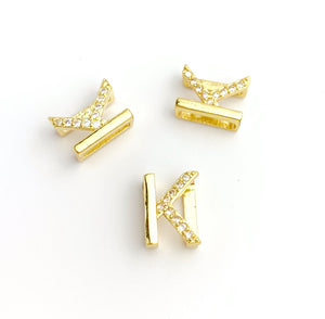 Gold Plated “K” Initial Charms