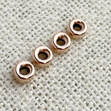 Rose Gold Filled Rondelle 4.0x2.1mm (1.2mm Hole)