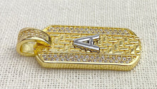 Gold Plated Cubic Zirconia Initial Pendants