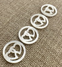 Mother of Pearl Heart Charm Sku#M167