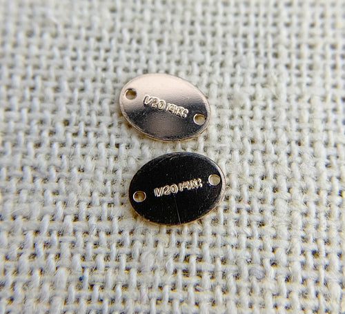 14k Gold Filled Oval Quality Tag