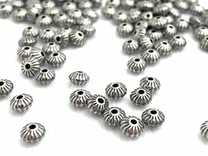 Corrugated Saucer Bead w/1.1mm Hole
