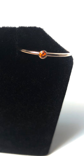 14kGF 2mm Ruby Stacking Ring
