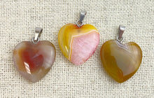 Agate Heart Pendant