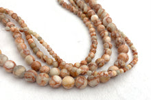 Red Net Jasper Bead Strand