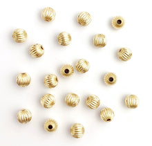 6mm Straight Corrugated Bead