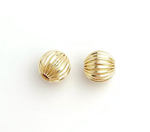 6mm Straight Corrugated Bead