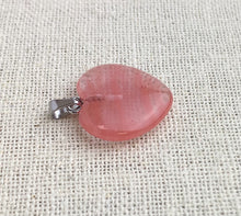 Watermelon Stone Heart Pendant
