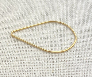 14k Gold Filled Teardrop Jump Ring CL 1.02x37.5x25mm