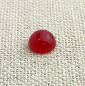 Ruby Circle Cabochon