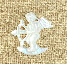 Mother of Pearl Cupid Charm