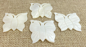 Mother of Pearl Butterfly Charm
