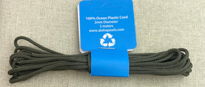 100% Recycled Ocean Plastic Cord 2mm
