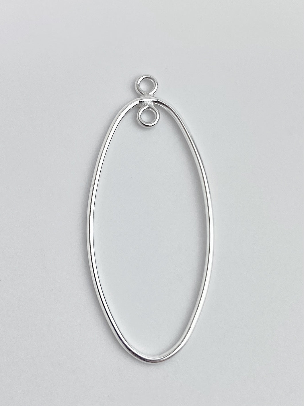Oval Drop w/Closed Jump Ring In&Out