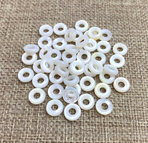 Mother of Pearl Donut Beads Sku#M601
