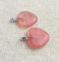Watermelon Stone Heart Pendant