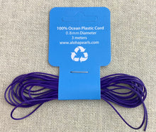100% Recycled Ocean Plastic Cord 0.8mm