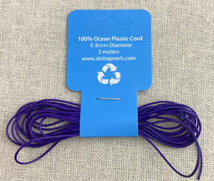 100% Recycled Ocean Plastic Cord 0.8mm