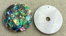 Abalone Circle Charm