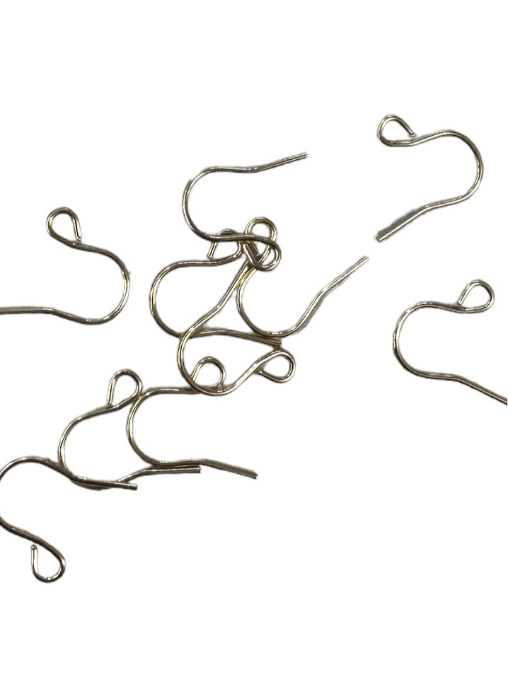 Short Ear Wire w/Loop, 14KGF, Sku#435C(029)