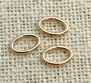 14k GF Oval Jump Ring 19ga 0.89x4.9x7.6mm