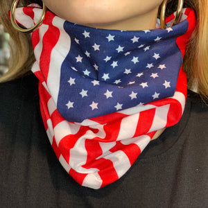 USA Flag Face Mask, Neck Gaiter, Scarf, etc