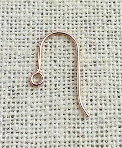 14k RGF French Ear Wire .030” (0.76mm)