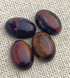 Red Tiger Eye Oval Cabochon
