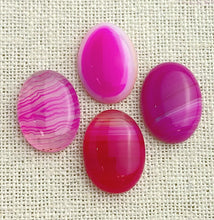 Rose Banded Agate Oval Cabochon