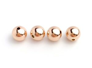 14k Rose Gold Filled 10mm Bead