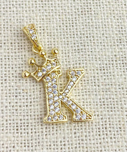Gold Plated “K” Initial Pendant