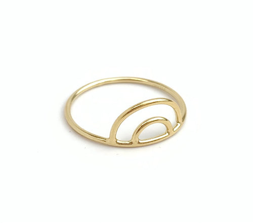6.2mm Double Arch Ring (1mm Wire)