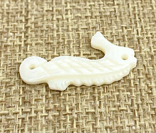 Mother of Pearl Seahorse Charm